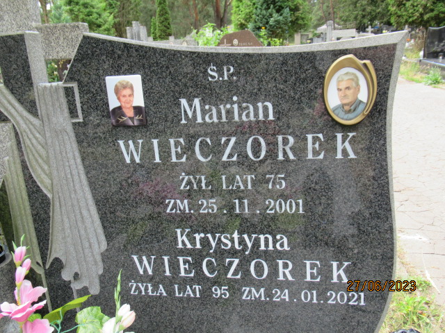Marian Wieczorek Otwock - Grobonet - Wyszukiwarka osób pochowanych