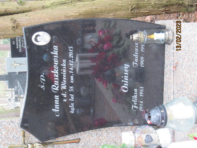 Anna Ruszkowska 1957 Otwock - Grobonet - Wyszukiwarka osób pochowanych