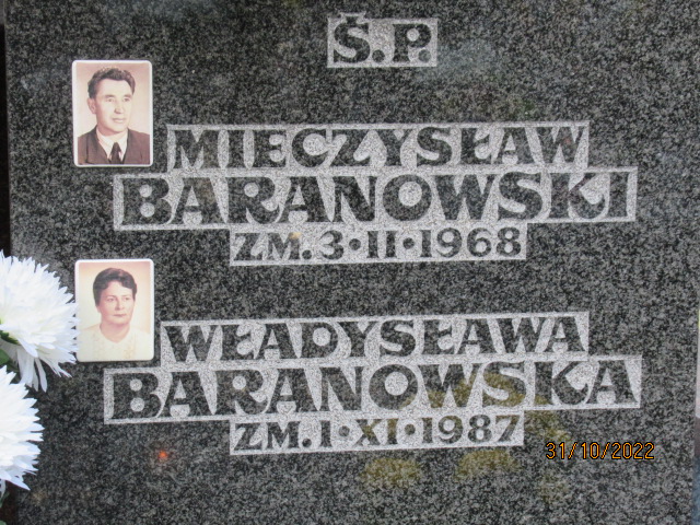 Mieczysław Baranowski Otwock - Grobonet - Wyszukiwarka osób pochowanych