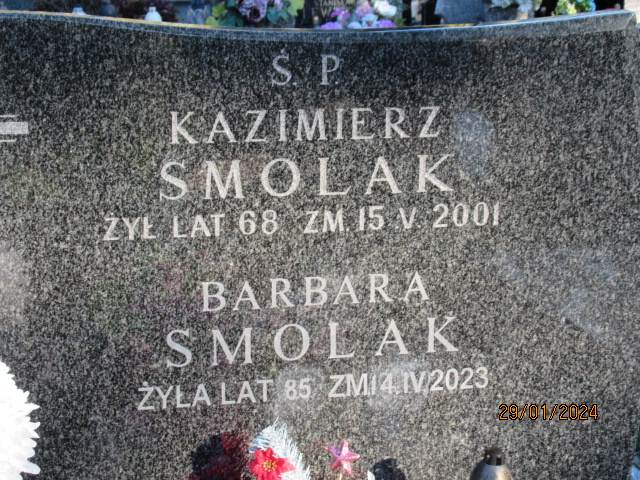 Barbara Smolak 1938 Otwock - Grobonet - Wyszukiwarka osób pochowanych