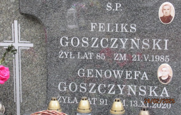 Feliks Goszczyński Otwock - Grobonet - Wyszukiwarka osób pochowanych