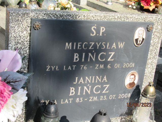 Mieczysław Bińcz Otwock - Grobonet - Wyszukiwarka osób pochowanych