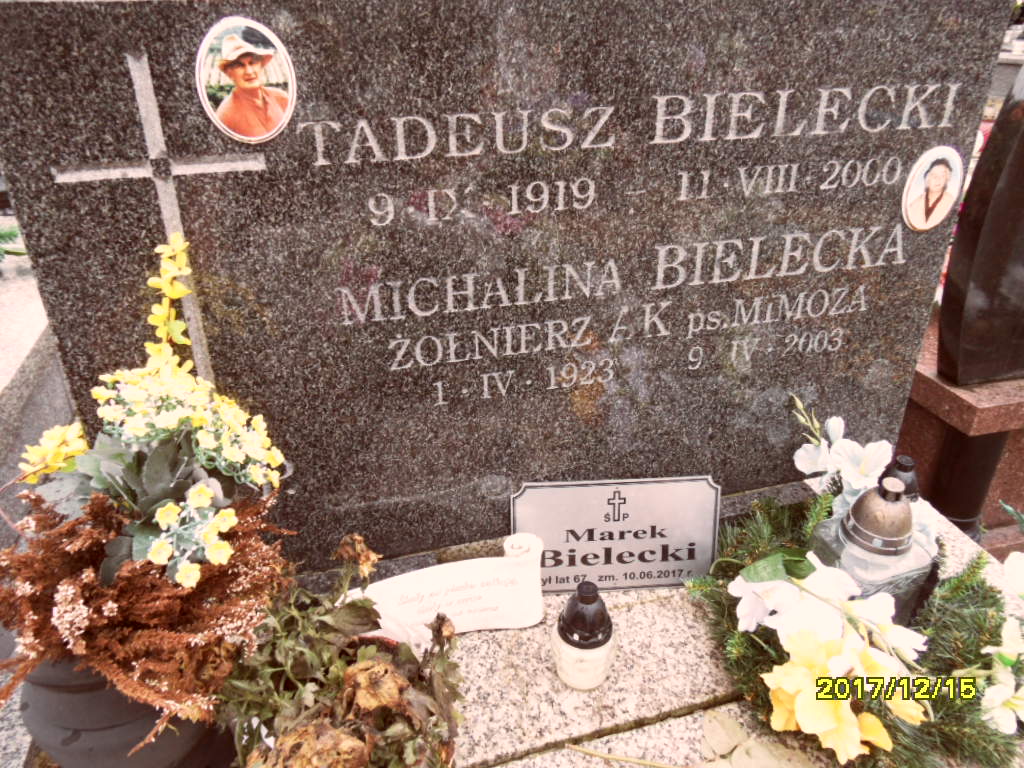 Michalina Bielecka 1923 Otwock - Grobonet - Wyszukiwarka osób pochowanych