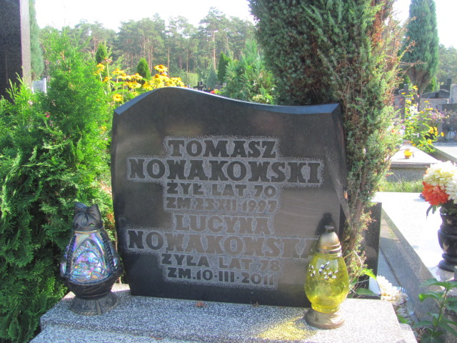 Lucyna Nowakowska 1933 Otwock - Grobonet - Wyszukiwarka osób pochowanych