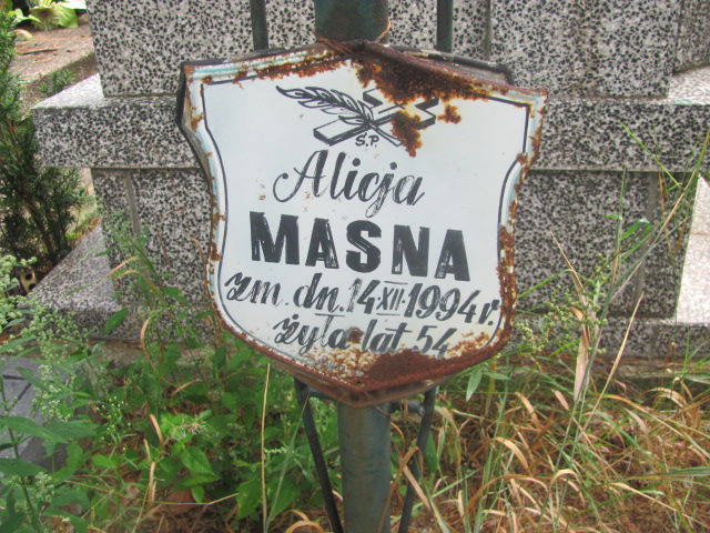 Alicja Masna 1940 Otwock - Grobonet - Wyszukiwarka osób pochowanych