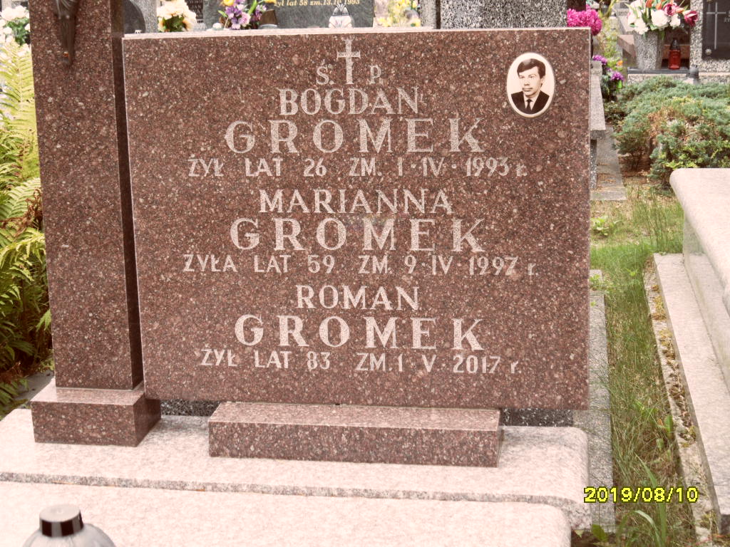 Bogdan Gromek 1907 Otwock - Grobonet - Wyszukiwarka osób pochowanych