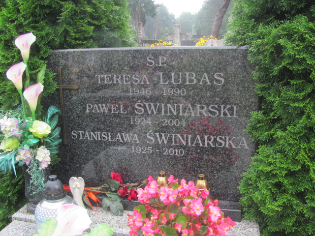 Paweł Świniarski 1924 Otwock - Grobonet - Wyszukiwarka osób pochowanych