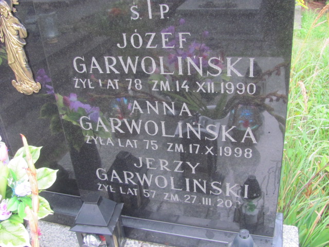 Józef Garwoliński Otwock - Grobonet - Wyszukiwarka osób pochowanych