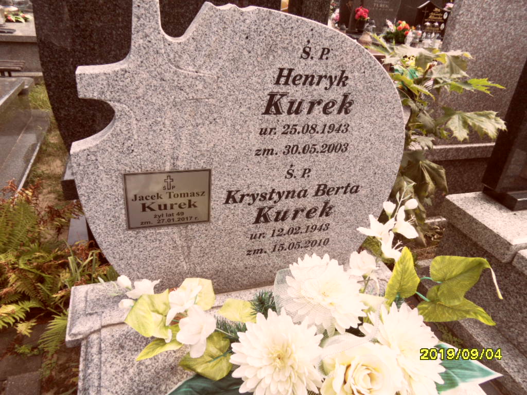 Jacek Kurek 1967 Otwock - Grobonet - Wyszukiwarka osób pochowanych