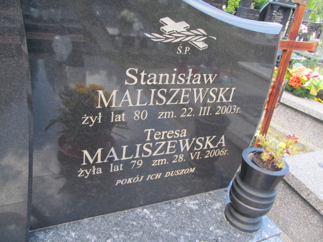 Grób Stanisław Maliszewski