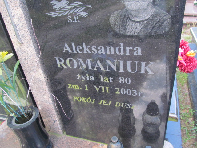 Aleksandra Romaniuk Otwock - Grobonet - Wyszukiwarka osób pochowanych