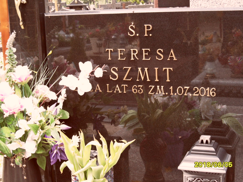 Teresa Szmit 1952 Otwock - Grobonet - Wyszukiwarka osób pochowanych