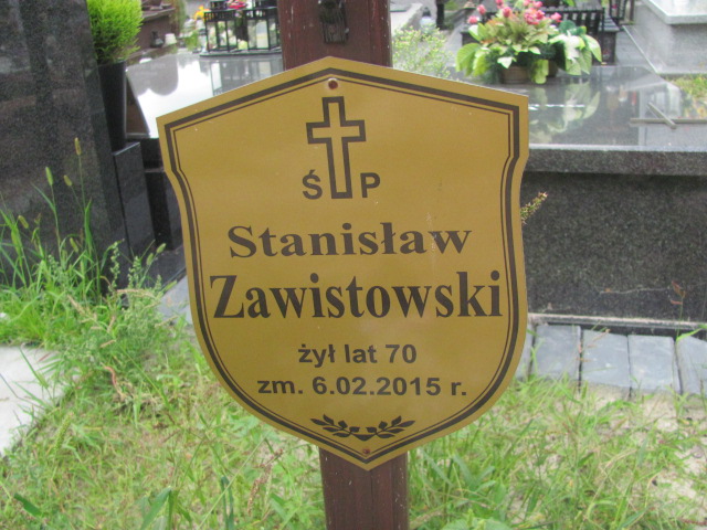 Stanisław Zawistowski 1945 Otwock - Grobonet - Wyszukiwarka osób pochowanych
