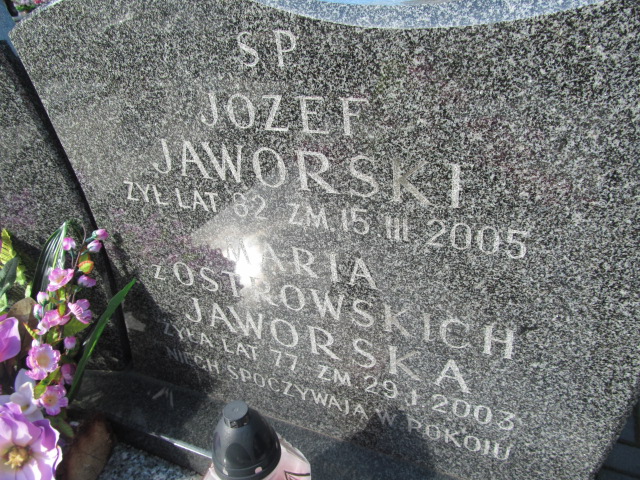 Maria Jaworska Otwock - Grobonet - Wyszukiwarka osób pochowanych