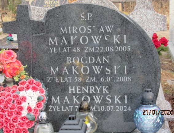 Henryk Makowski 1953 Otwock - Grobonet - Wyszukiwarka osób pochowanych