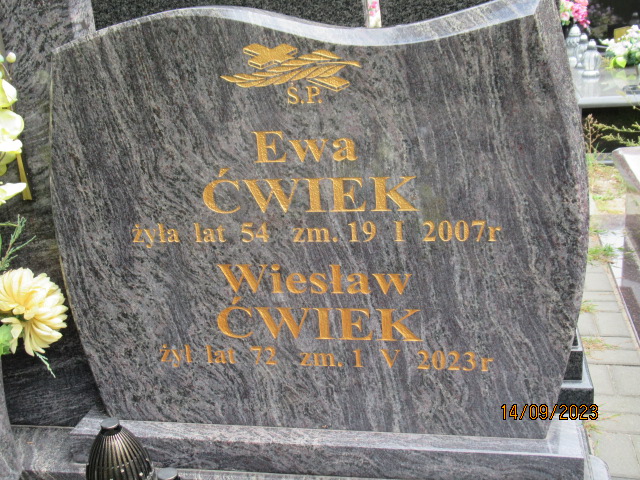 Ewa Ćwiek Otwock - Grobonet - Wyszukiwarka osób pochowanych