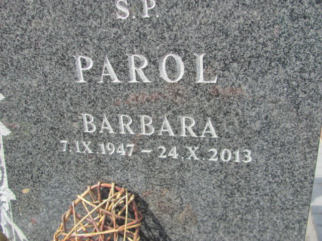Barbara Parol 1947 Otwock - Grobonet - Wyszukiwarka osób pochowanych