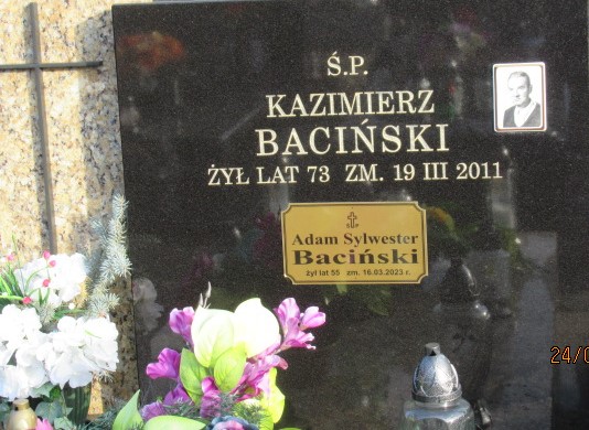 Kazimierz Baciński 1937 Otwock - Grobonet - Wyszukiwarka osób pochowanych