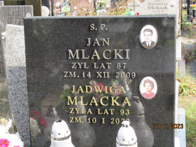 Jan Mlącki Otwock - Grobonet - Wyszukiwarka osób pochowanych