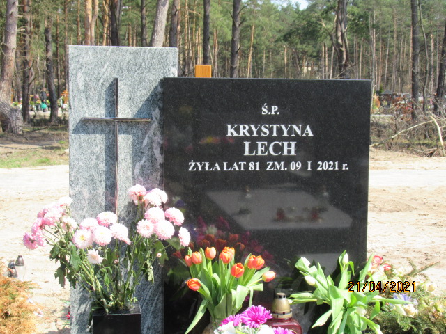 Krystyna Lech 1939 Otwock - Grobonet - Wyszukiwarka osób pochowanych