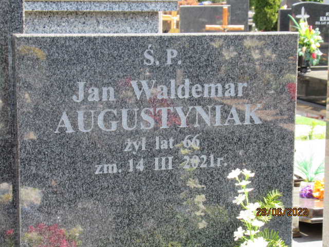 Jan Augustyniak 1954 Otwock - Grobonet - Wyszukiwarka osób pochowanych