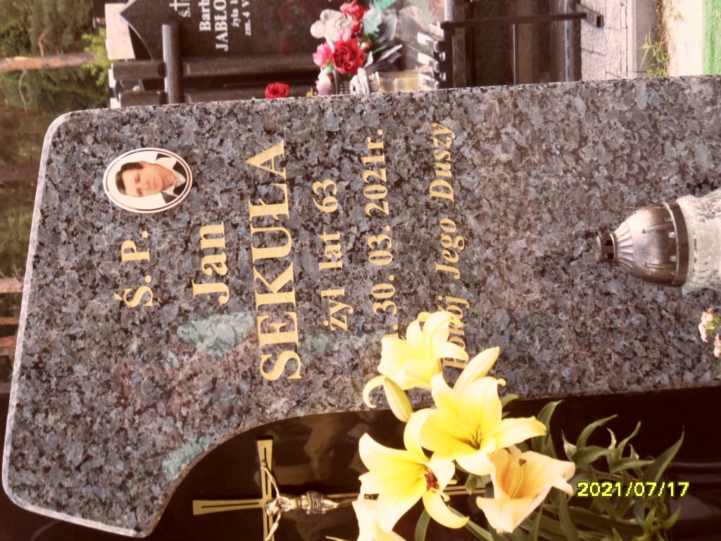 Jan Sekuła 1958 Otwock - Grobonet - Wyszukiwarka osób pochowanych