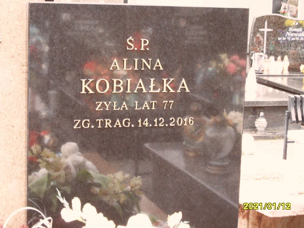 Alina Kobiałka  1939 Otwock - Grobonet - Wyszukiwarka osób pochowanych