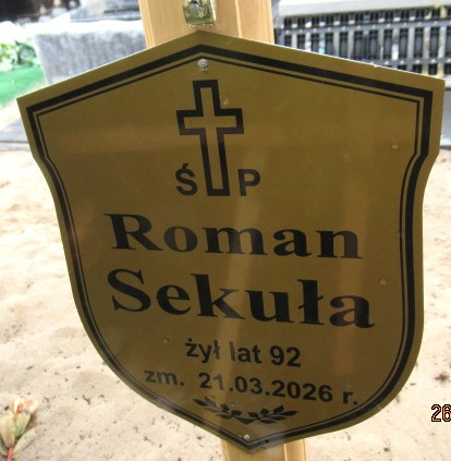 Roman Sekuła 1933 Otwock - Grobonet - Wyszukiwarka osób pochowanych