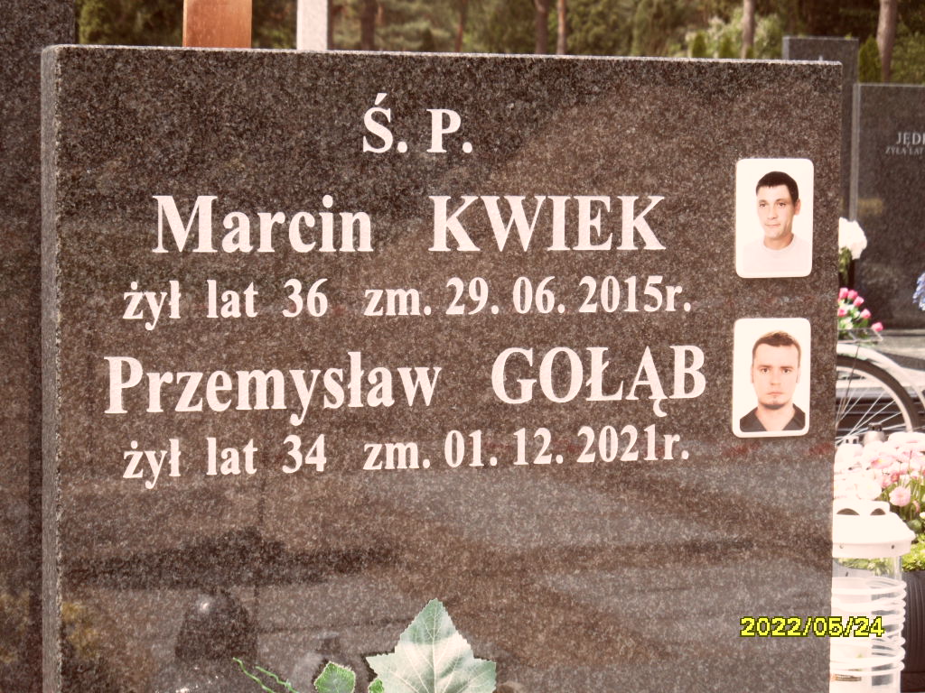 Przemyslaw Gołąb 1987 Otwock - Grobonet - Wyszukiwarka osób pochowanych
