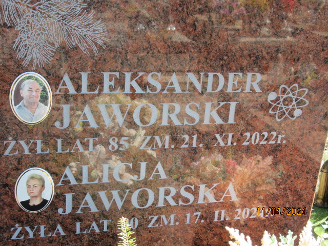 Aleksander Leon Jaworski 1937 Otwock - Grobonet - Wyszukiwarka osób pochowanych