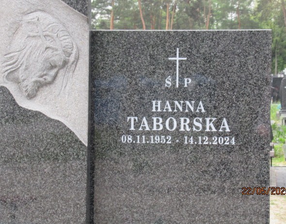 Hanna Taborska 1952 Otwock - Grobonet - Wyszukiwarka osób pochowanych