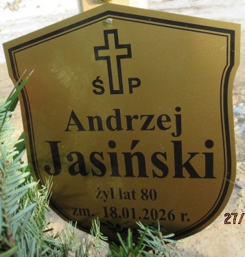 Andrzej Jasiński 1945 Otwock - Grobonet - Wyszukiwarka osób pochowanych