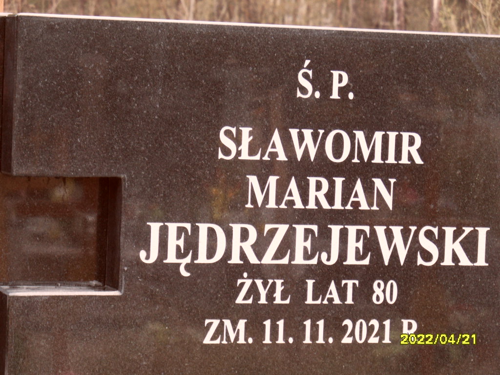 Sławomir Jędrzejewski 1941 Otwock - Grobonet - Wyszukiwarka osób pochowanych