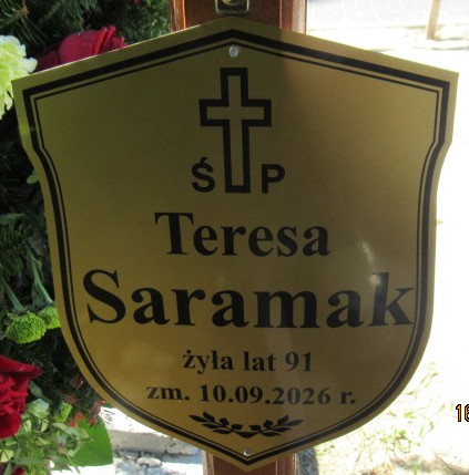 Teresa Saramak 1934 Otwock - Grobonet - Wyszukiwarka osób pochowanych